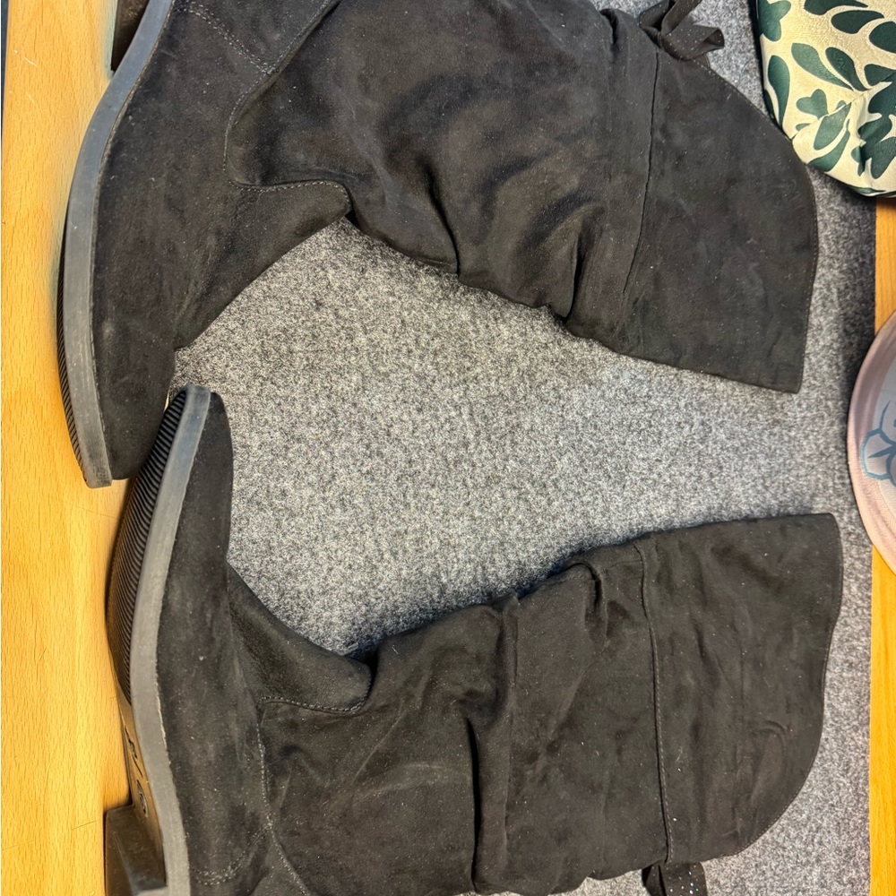 Cat & Jack Black Kids Boots